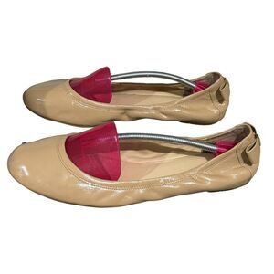 Gently Used Cole Haan Manhattan Bow-Back Waterproof Patent Leather Ballet Flats